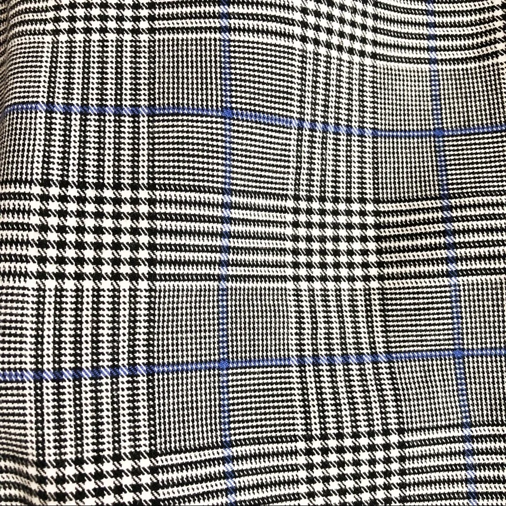 American Eagle Preppy Gray Plaid Super Stretch Hi-Rise Mini Skirt 8